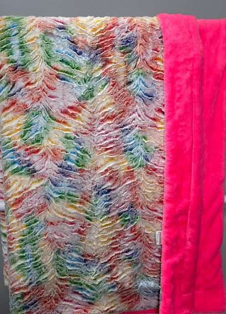 Adult RTS Premium/Standard Vibrant Prism on Hot Pink Baby Whispy