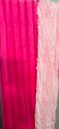 RTS XL 56x90 Think pink vienna on pink lush bunny