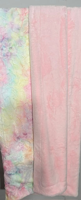 RTS XL 56x90 Pastel sorbet on baby pink encore