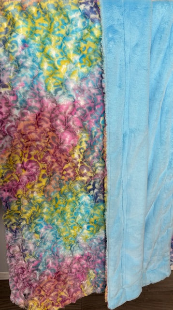 XL 56x90 Party Animal Bella on Neon Blue Koala Standard/Standard