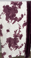 XL 56x90 Double Sided Sugar Plum Calf on Plum Wine Vienna Standard/Premium